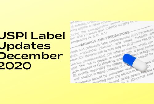 USPI label updates December 2020