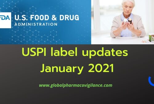 USPI label updates January 2021