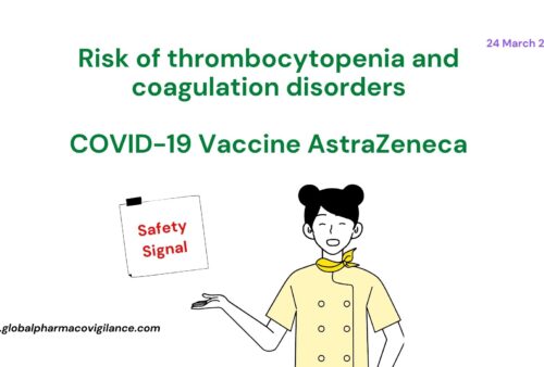 Risk of thrombocytopenia and coagulation disorders with the use of COVID-19 Vaccine AstraZeneca